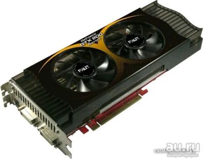 Лот: 13694323. Фото: 1. Видеокарта gtx 260 sonik. Видеокарты