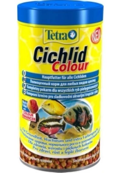 Лот: 5336177. Фото: 1. Корм Tetra Cichlid Colour Mini... Корма