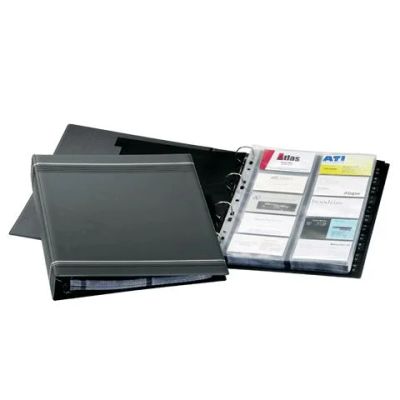 Лот: 4554634. Фото: 1. Визитница Durable на 400 виз черн... Бумажники, кошельки, портмоне