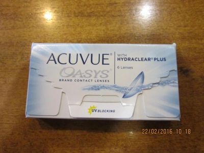 Лот: 6970591. Фото: 1. Линзы Acuvue Oasys (8.4, -3.5... Контактные линзы