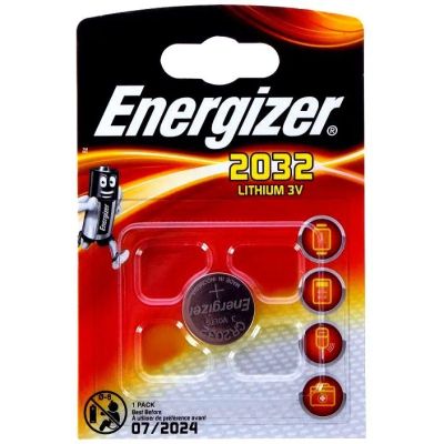 Лот: 22151221. Фото: 1. ENERGIZER CR2032 (BP-1). Батарейки, аккумуляторы, элементы питания