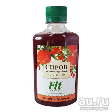 Лот: 9948183. Фото: 1. Fit Parad, Сироп со стевией "Гранат-Годжи... Диетическое питание