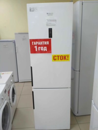 Лот: 13266904. Фото: 1. Холодильник hotpoint-ariston hf... Холодильники, морозильные камеры