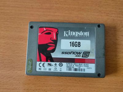 Лот: 24693818. Фото: 1. SSD Kingston SSDNow S100 16GB. SSD-накопители