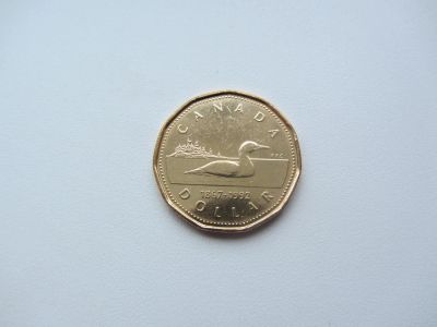 Лот: 7041166. Фото: 1. Канада 1 доллар 1992 г , " 125... Америка