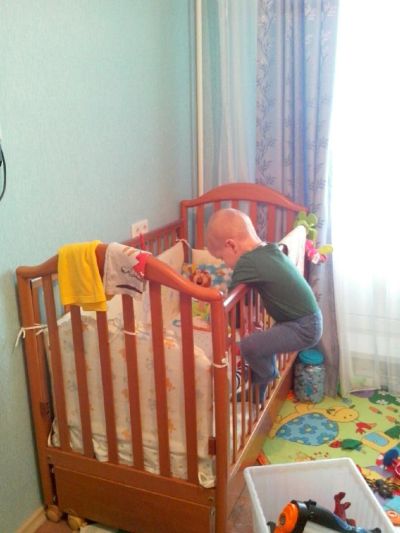 Лот: 10096387. Фото: 1. Кроватка детская. Детские кровати и кроватки