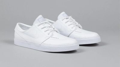 Лот: 10441801. Фото: 1. Nike Stefan janoski white/white... Кеды, кроссовки, слипоны