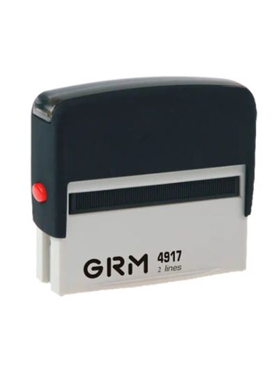 Лот: 20232541. Фото: 1. GRM 4917 (50х10 мм) цвет черный... Печати, штампы, оснастки
