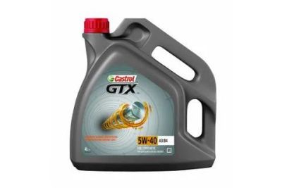 Лот: 20373257. Фото: 1. Castrol GTX 5w40 A3/B4 4 л (масло... Масла, жидкости