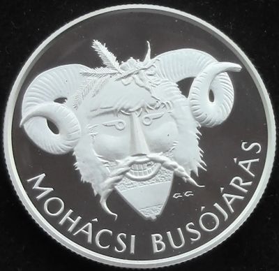 Лот: 6274291. Фото: 1. Венгрия 5000 форинтов 2012г серебро... Европа