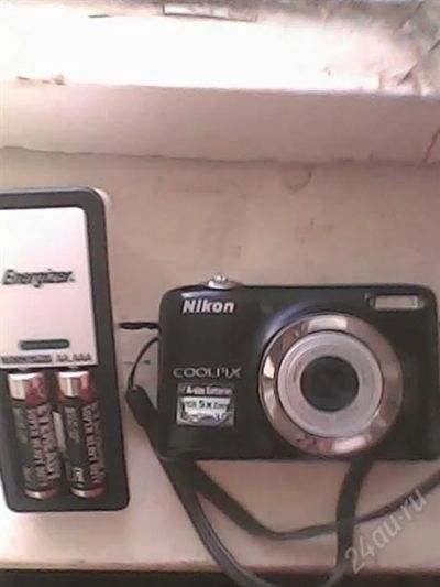 Лот: 2779103. Фото: 1. coolpix l25+зарядное устройство... Цифровые компактные