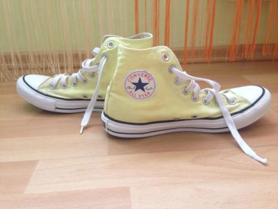 Лот: 5526224. Фото: 1. Кеды желтые converse. Кеды, кроссовки, слипоны