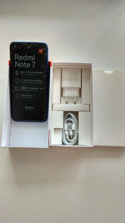 Лот: 14620540. Фото: 1. Xiaomi Redmi Note 7 4/128Gb (Blue... Смартфоны