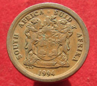 Лот: 15531028. Фото: 1. ЮАР 5 центов, 1994г. Остальные страны