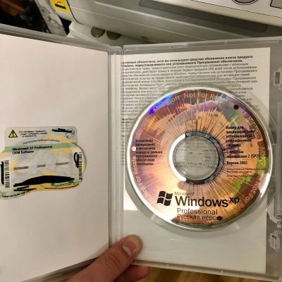 Лот: 17370883. Фото: 1. Windows XP Professional диск... Системные