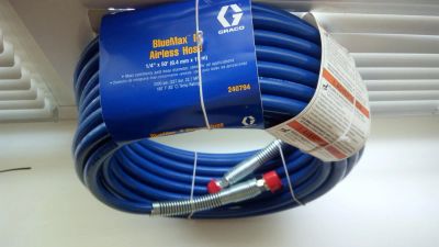 Лот: 7540153. Фото: 1. Шланг Graco bluemax 2 1/4 ( тонкий... Расходные материалы, сменные насадки