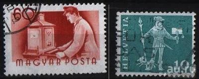 Лот: 8625807. Фото: 1. Венгрия-Швейцария - стандардт... Марки
