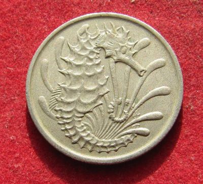 Лот: 20964967. Фото: 1. Сингапур 10 центов, 1968г. Азия