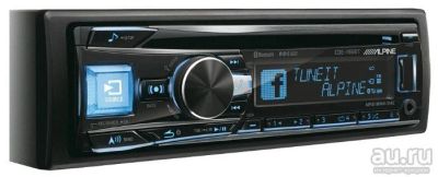 Лот: 13149950. Фото: 1. Alpine CDE-195BT CD/mp3-ресивер. Автомагнитолы