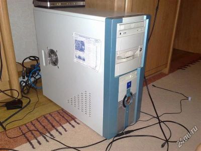 Лот: 764862. Фото: 1. Pentium 4 2.66Hz/ОЗУ 1gb/Винт... Компьютеры в сборе