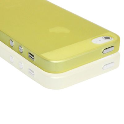 Лот: 4382439. Фото: 1. желтый чехол на iphone 5, 5s... Чехлы, бамперы