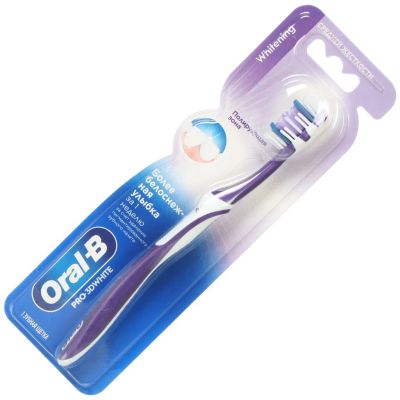 Лот: 25021285. Фото: 1. Зубная щетка Oral-B, PRO3D White... Уход за полостью рта