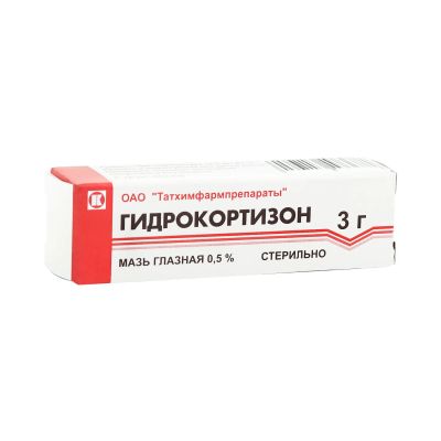 Лот: 23712210. Фото: 1. Гидрокортизон мазь гл. 0,5% 3г. Лекарства