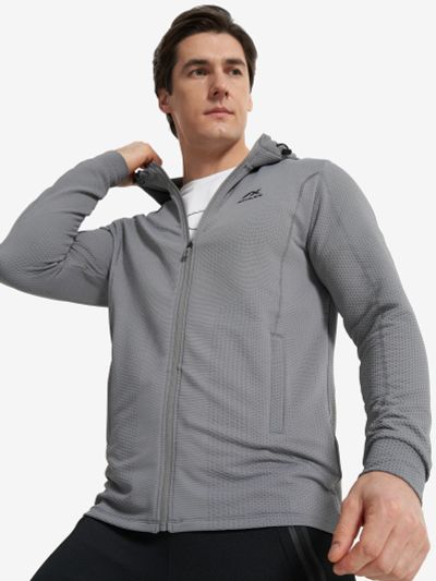 Лот: 24901185. Фото: 1. Толстовка мужская Athlex, Серый. Легкие куртки, толстовки