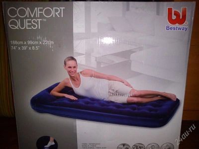 Лот: 2337226. Фото: 1. Надувной матрас Comfort Quest. Диваны