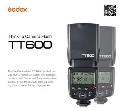 Лот: 8407464. Фото: 1. Вспышка Godox TT600 для Sony... Вспышки, осветители, рассеиватели