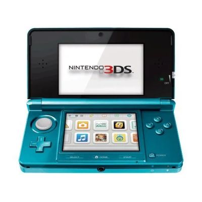 Лот: 8844364. Фото: 1. Прошитая Nintendo 3DS Aqua Blue. Консоли