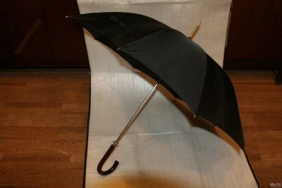 Лот: 16314369. Фото: 1. зонт трость черный. Зонты