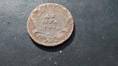 Лот: 5477918. Фото: 1. Деньга 1730. Россия до 1917 года