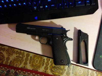 Лот: 6452160. Фото: 1. Gletcher CLT 1911 Пневматический... Пневматическое оружие