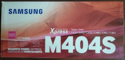 Лот: 17100822. Фото: 1. Картридж Samsung CLT-M404S (оригинальный... Картриджи, расходные материалы