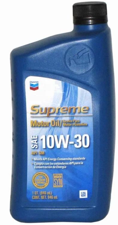Лот: 3258059. Фото: 1. Масло Chevron Supreme Motor Oil... Масла, жидкости