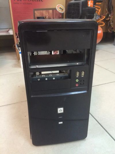 Лот: 7881380. Фото: 1. Корпус №24 microATX черный (002407... Корпуса, блоки питания