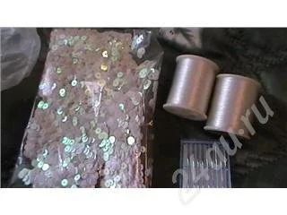 Лот: 530193. Фото: 1. Продам ткань, нитки, стразы, иголки... Ткани, нитки, пряжа