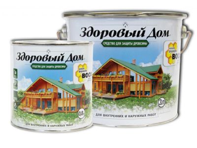 Лот: 16036303. Фото: 1. Пропитка ЛАКРА Здоровый дом (10... Краски, лаки, растворитель