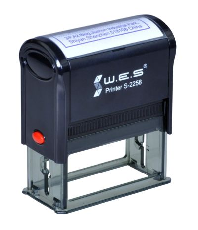 Лот: 14023592. Фото: 1. WES Printer S-2258 (58 x 22) цвет... Печати, штампы, оснастки