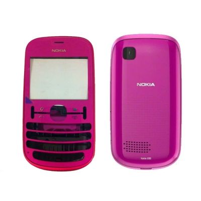 Лот: 12058042. Фото: 1. Корпус Nokia 200/201 Розовый NEW... Корпуса, клавиатуры, кнопки
