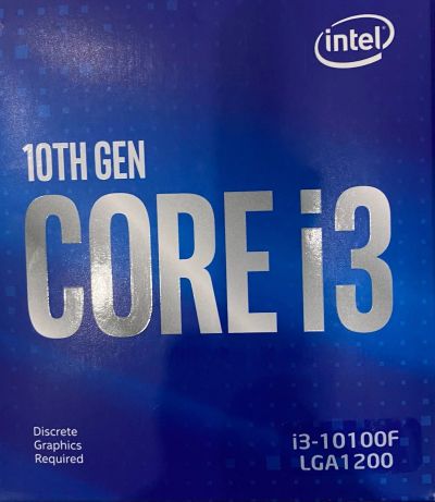 Лот: 19245249. Фото: 1. Core i3 10100f (на гарантии... Процессоры