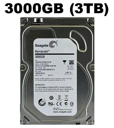 Лот: 6984504. Фото: 1. 3 Tb Seagate Barracuda ST3000DM001... Жёсткие диски