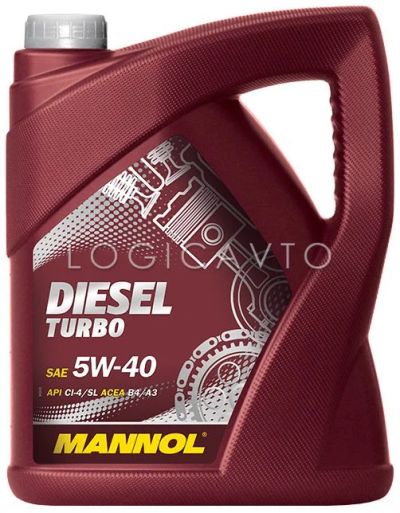 Лот: 9042121. Фото: 1. Mannol Diesel Turbo, 5W-40, 5L... Масла, жидкости