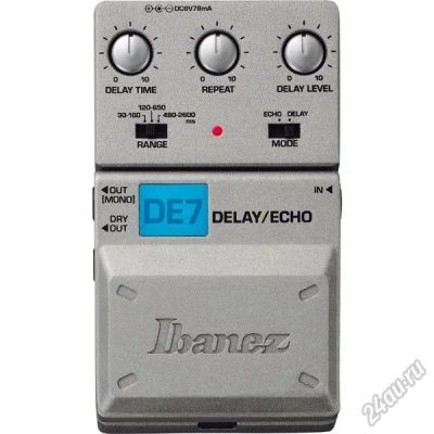 Лот: 5839838. Фото: 1. Ibanez DE-7 Delay/Echo. Гитарные эффекты и комбоусилители