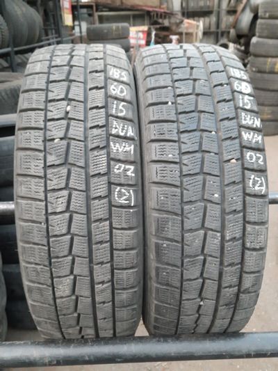 Лот: 23340379. Фото: 1. 2шт 185-60-15 Dunlop Winter Maxx... Шины