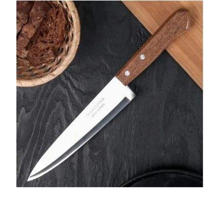 Лот: 4650329. Фото: 1. 🔪Нож Tramontina кухонный поварской... Столовые приборы, ножи