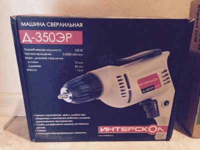 Лот: 5246458. Фото: 1. Продам дрель Интерскол. Электроинструмент