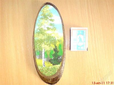 Лот: 942232. Фото: 1. Сувенир панно c рубля. Другое (ручная работа)
