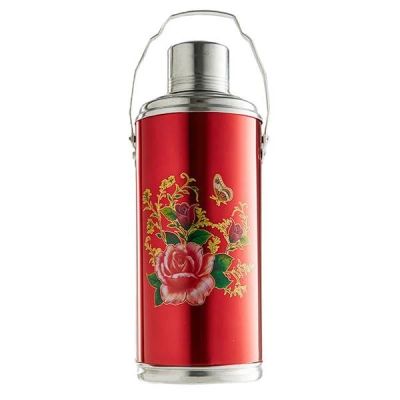Лот: 16678304. Фото: 1. Термос из нерж стали со стеклянной... Термосы, термокружки, фляжки